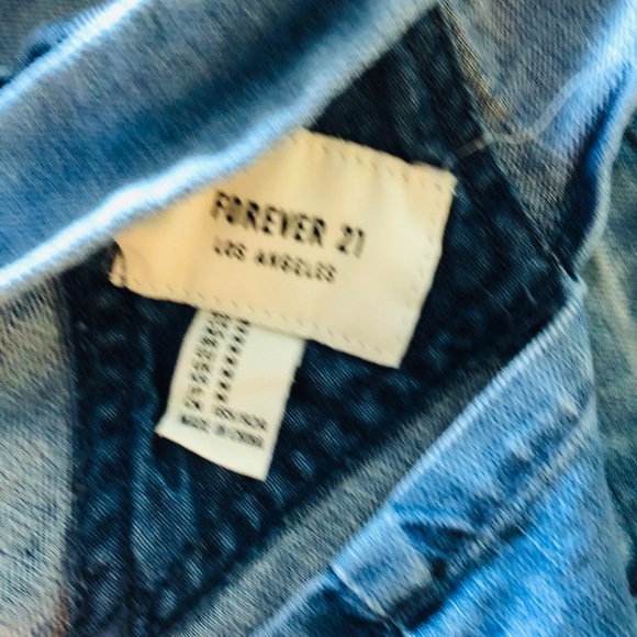 Forever 21 Denim Skirt Overall - Picture 5 of 5